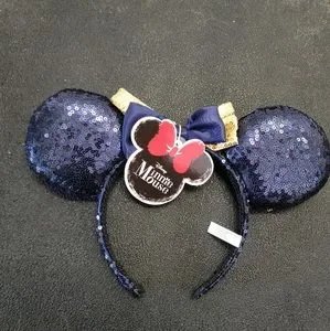 Disney | Accessories | Nwt Disney Minnie Mouse Ears Navy  display picture 1